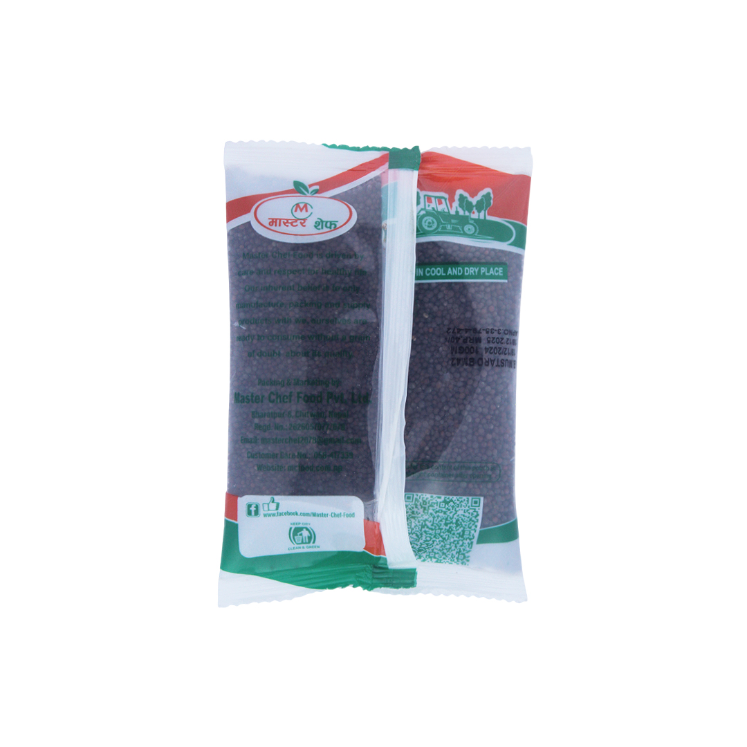 Product photo of Black Mustard Bold (रायो) - 100gm