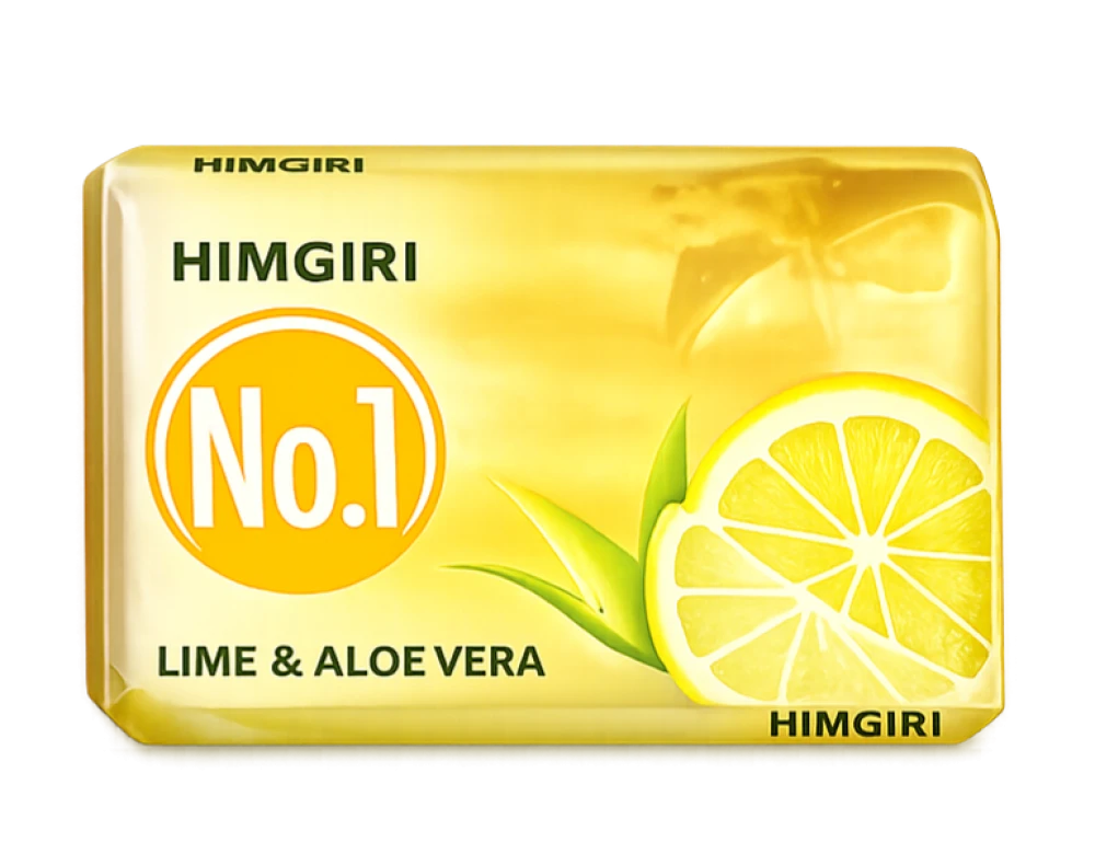 Product photo of No.1 Bath Soap Lime - Set of 6pcs - 50gm/pcs