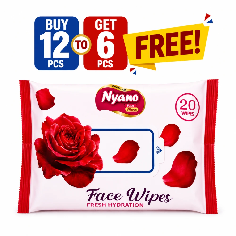 Product photo of Nyano Face Wipes - 20 pulls ( Buy 12 Get 6 Free ) - Total 18pcs